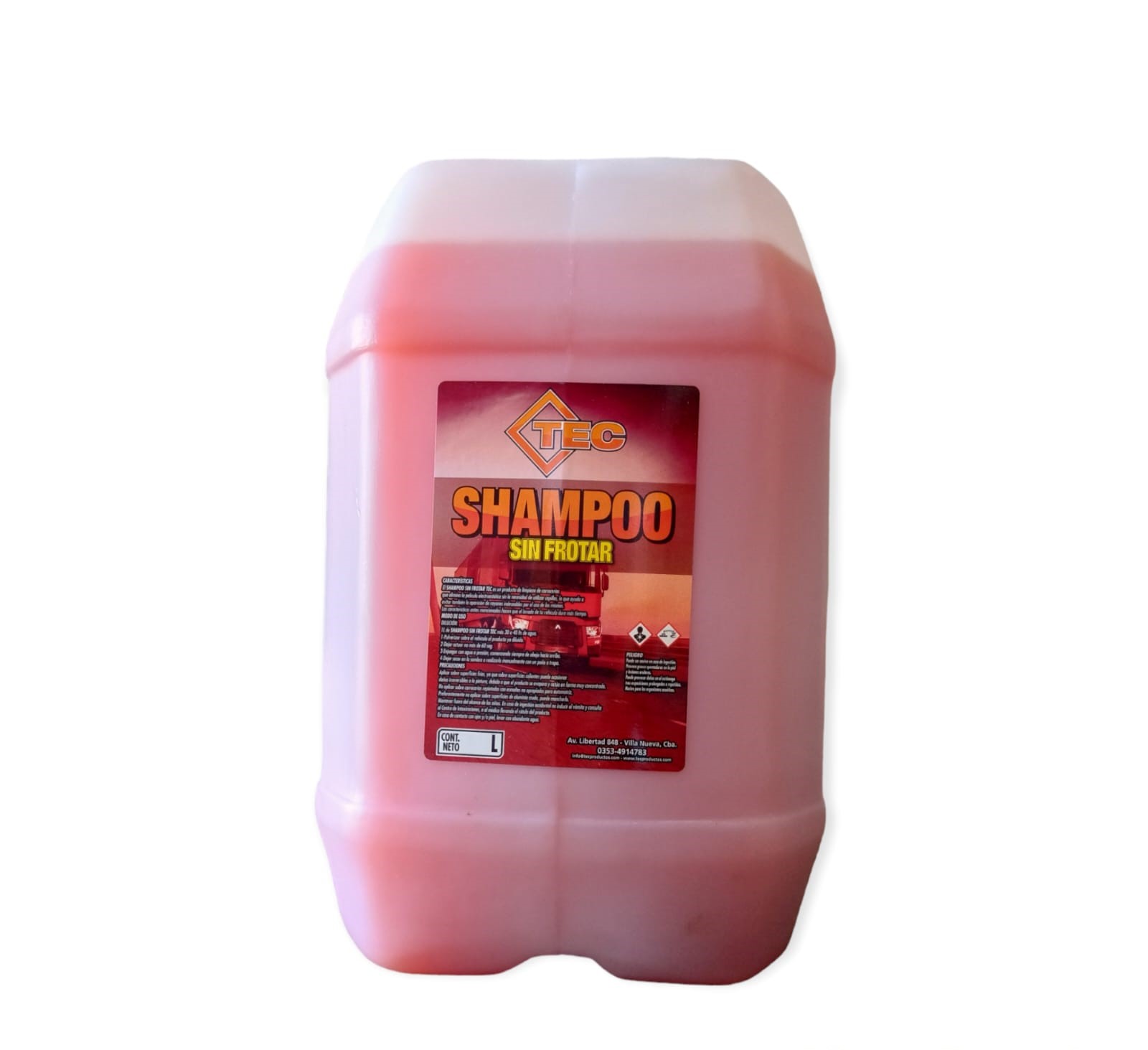 Shampoo Sin Frotar 20L – Limpieza Rápida Sin Cepillado